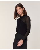 Pull Mohira en Laine mélangé noir