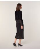 Pull Mohira en Laine mélangé noir