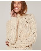 Pull Ivanna en Laine mélangé blanc ivoire
