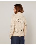 Pull Ivanna en Laine mélangé blanc ivoire