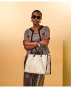 Cabas en Cuir Rogée beige