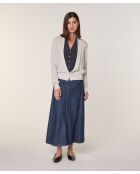 Gilet Marianne en Laine 2 En 1 blanc