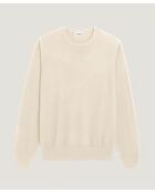 Pull Gustave 100% Laine blanc écru