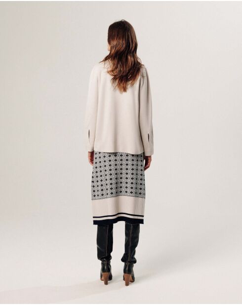 Chemise Concepcion poches poitrine blanc écru