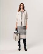 Chemise Concepcion poches poitrine blanc écru