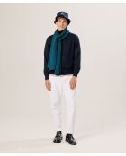 Pull Clément 100% laine col rond bleu nuit