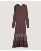 Robe Claire-Lise marron écorce