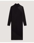 Robe Chérie en Laine mélangé noire