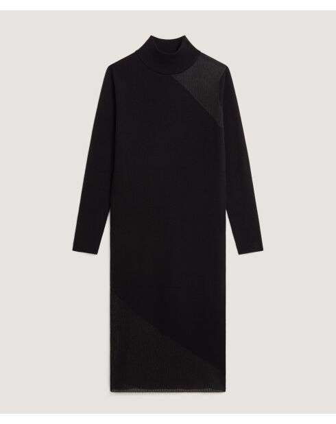 Robe Chérie en Laine mélangé noire
