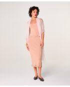 Jupe longue Oana rose poudre