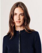 Gilet Denitsa zippé bleu nuit