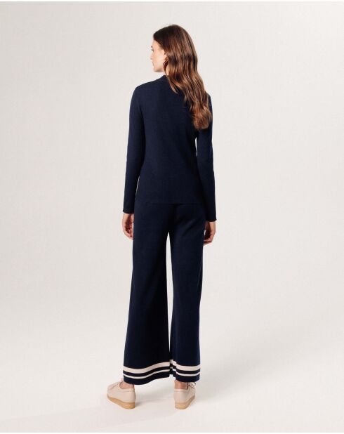 Gilet Denitsa zippé bleu nuit