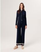 Gilet Denitsa zippé bleu nuit