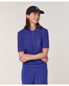 Polo Arianne 100% Laine  bleu outremer