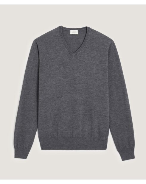Pull Matis 100% Laine gris foncé