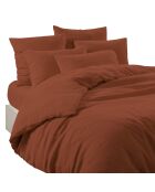 Housse de coussin en Lin & Coton Limy Terre Brûlée