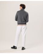 Pull Émile 100% laine col rond gris foncé