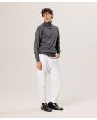 Pull Émile 100% laine col rond gris foncé