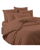 Housse de coussin en Lin & Coton Limy Mocaccino