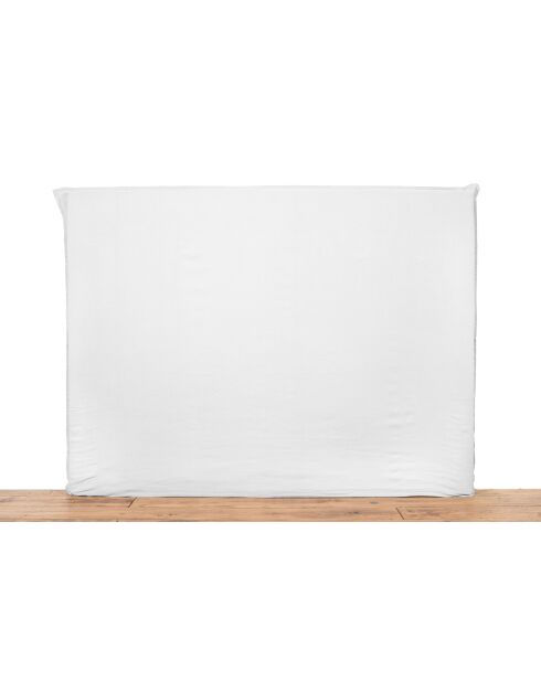 Housse de coussin en Lin & Coton  Limy Blanches