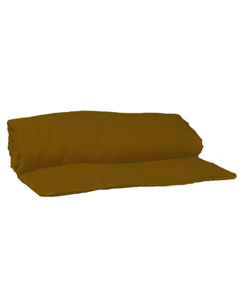 Housse d'édredon en Lin & Coton Limy Gold - 85X200 cm