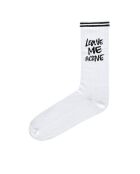 Chaussettes en coton blanches