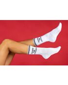 4 paires de chaussettes en coton blanches