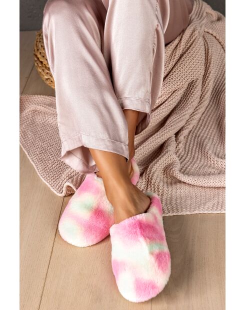 Chaussons Emie roses