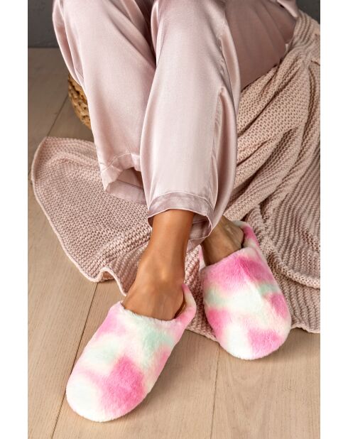 Chaussons Emie roses