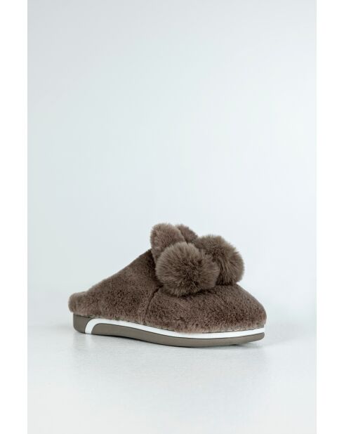 Chaussons Agate bruns