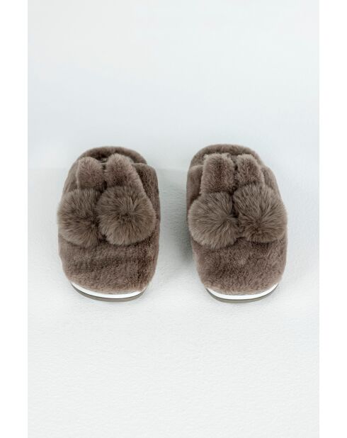 Chaussons Agate bruns