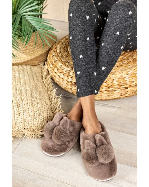 Chaussons Agate bruns