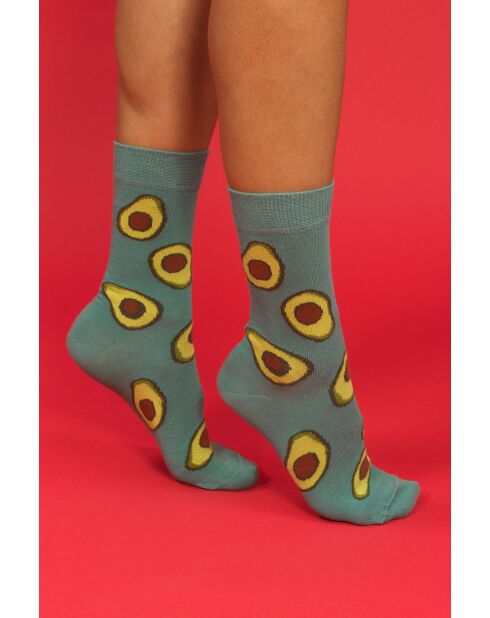 2 paires de chaussettes en coton assorties