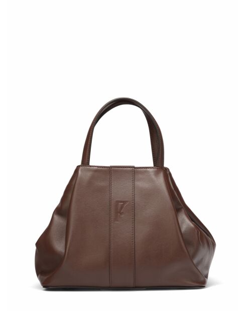 Sac en Cuir Pin Marron - 20,5x26,5x15,5 cm