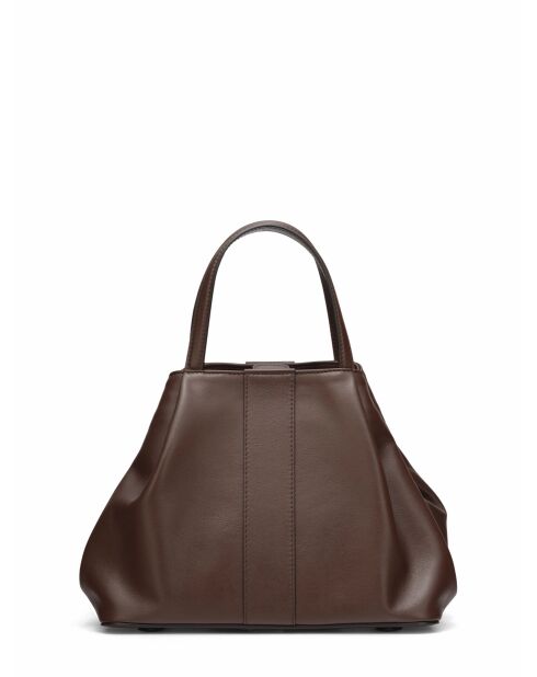 Sac en Cuir Pin Marron - 20,5x26,5x15,5 cm