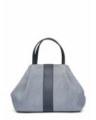 Pin Jeans Leinentasche, 20,5 x 26,5 x 15,5 cm