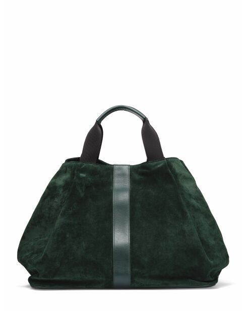 Sac en Velours de Cuir Pinasse Eucalyptus - 65x34x26 cm
