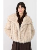 Fausse fourrure Juliette beige
