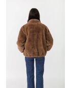 Fausse fourrure Martine chocolat