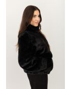 Fausse fourrure Martine noire