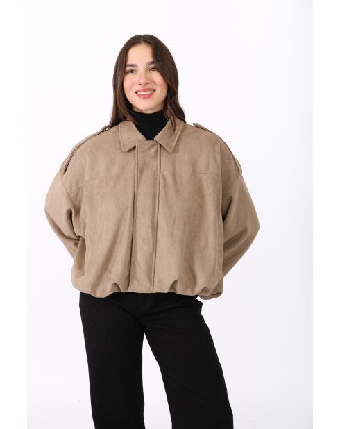 Chaqueta Paulette taupe