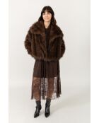 Fausse fourrure Juliette chocolat