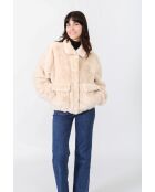 Fausse fourrure Martine beige