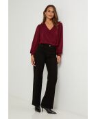 Blusa Mila bordeaux