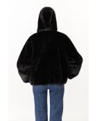 Fausse fourrure Léa noire