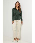 Chemise Élodie verte