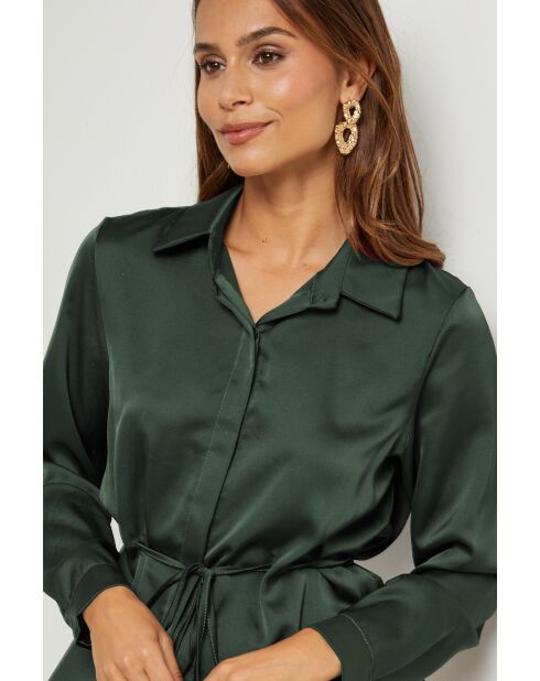 Chemise Élodie verte