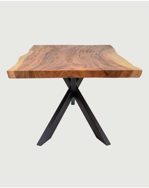 Laguna - Table repas en bois massif de suar
