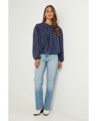 Marineblaues Top Armel