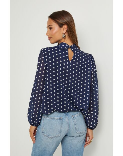 Marineblaues Top Armel